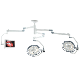Double Head with Arm Mounted 24” Medical Monitor (With Camera) – Inspital – LD20.53