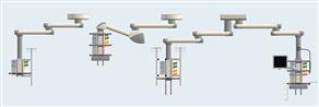 Pendant systems with DIN (German industrial standard) components